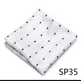 High Grade 2023 New Style Hot sale Silk Handkerchief Black Suit Accessories Solid Men Abraham Lincoln's birthday Pocket Square