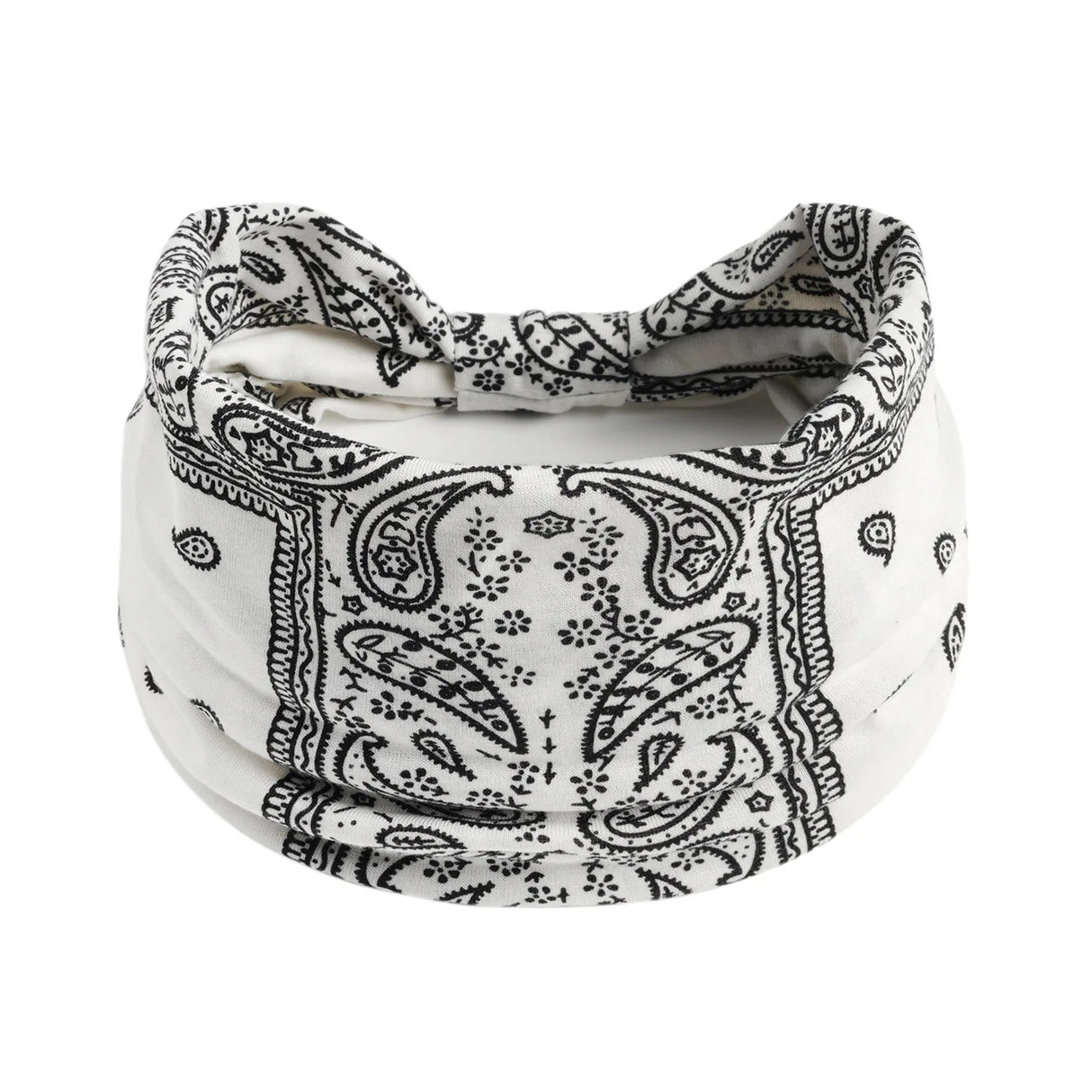 Boho Headbands For Women Fashion Stretch Wide Hair Bands Knoted Turban Yoga Sweatband Elastic Head Bands Stylish Wrap Headbands