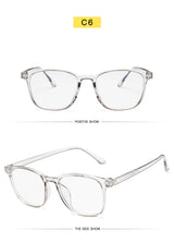 Transparent square Computer Glasses Frame Women Men Anti Blue Light round Eyewear Blocking Glasses Optical Spectacle Eyeglass