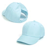 Fashion Candy Color Kids Baseball Cap Sun Protection Boy Girls Hat Adjustable Travel Peaked Caps Hat High Ponytail Kids Boy Hat