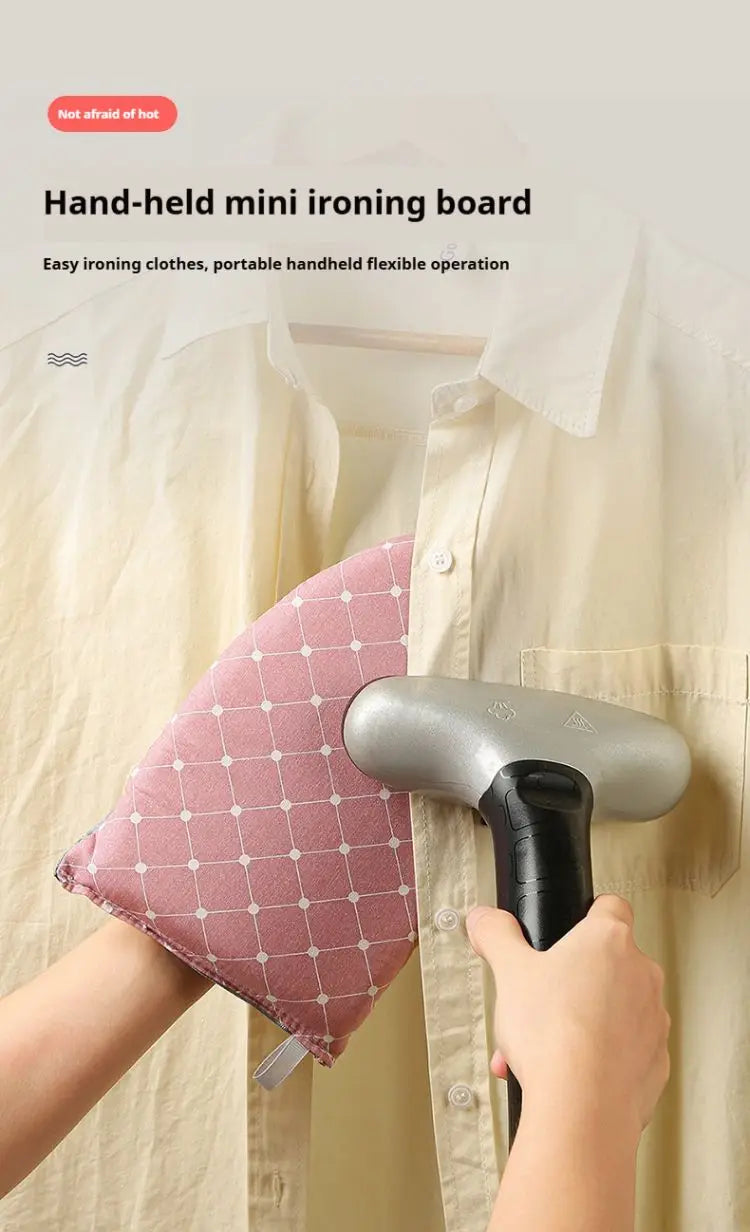 1Pc Fabric Handheld Ironing Board Ironing Board Small Home Ironing Gloves Anti Ironing Household Insulated Handheld Ironing Tray