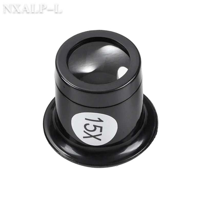 4/Set 3X 5X 10X 15X 20X Eyeglass Magnifier Eye Loupe Lens Portable Eyepiece Process Operation for Watchmaker Watch Repair Tools