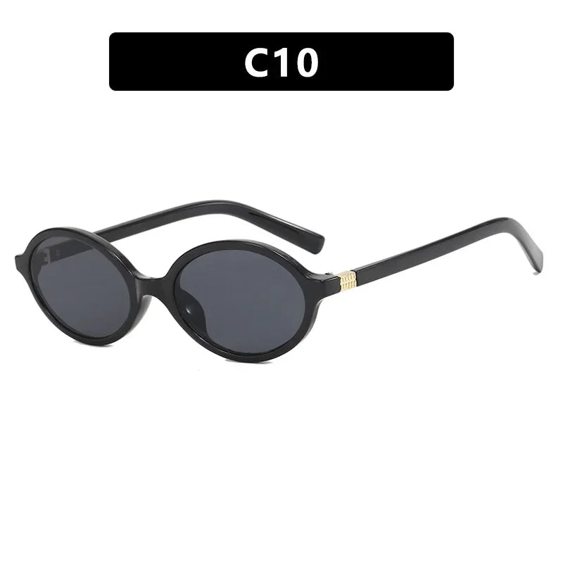 Oval Small Frame Retro Female Korean Plain Glasses Anti-blue Light Eyeglasses Eye Protection Ladies Optical Spectacle Eyeglass