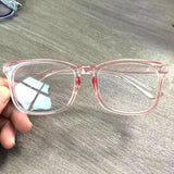Trending Blue Light Blocking Men's Glasses Gaming TR90 Matte Black Anti Ray Eyeglasses Computer Transparent Fashion Eyewear