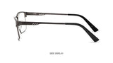 Blue Light Blocking Eye Protection Eyeglasses Men Square Metal Large Frame Reading Spring Leg Elderly Presbyopia Glasses