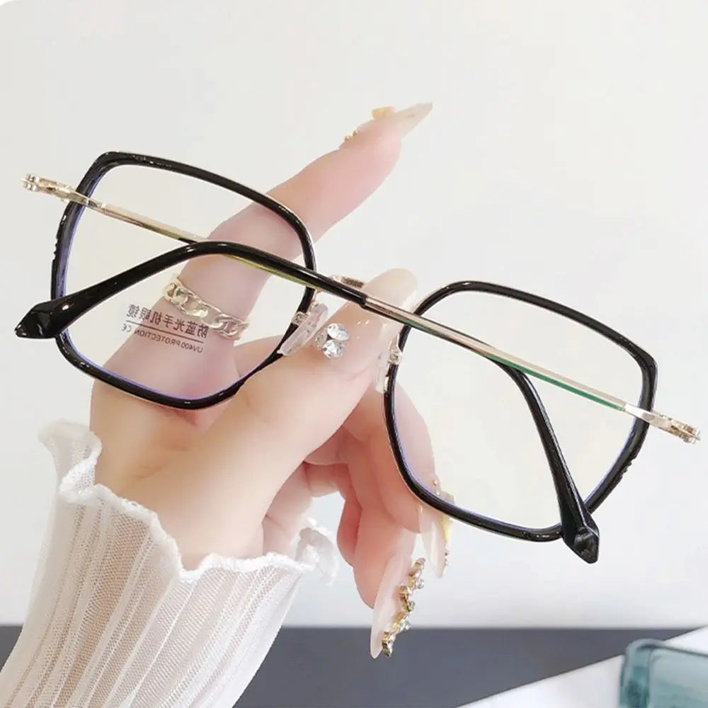 Blue Ray Blocking Anti-Blue Light Glasses Eye Protection PC Square Eyeglasses Ultralight Optical Spectacle Eyeglass Office