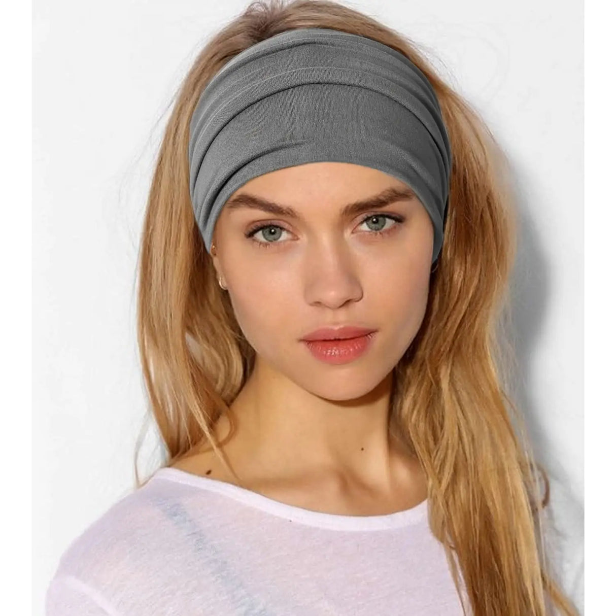Women Sport Headbands African Wide Hair Wrap Turban Twist Headband for Women Workout Stretch Non-slip Sweatband Hairbands