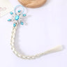 Girls Snowflake Hair Bow Kids Rainbow Hair Tie Princess Accessories Toddler Snowflake Elastics Baby Accessories Hair Bands Braid
