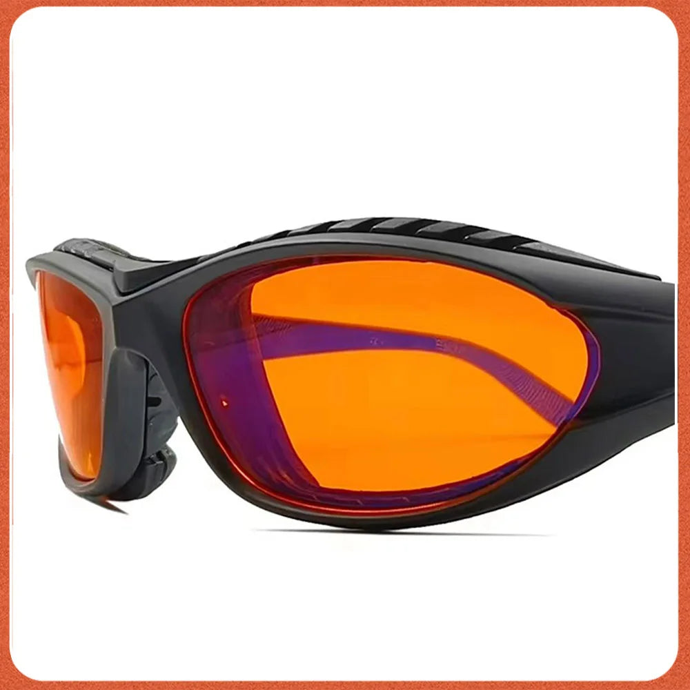 Red Lens，Orange Lens 100% Blue Light Blocking Goggles Glasses  Gaming Glasses Anti fatigue fashion Phone Eyeglasses