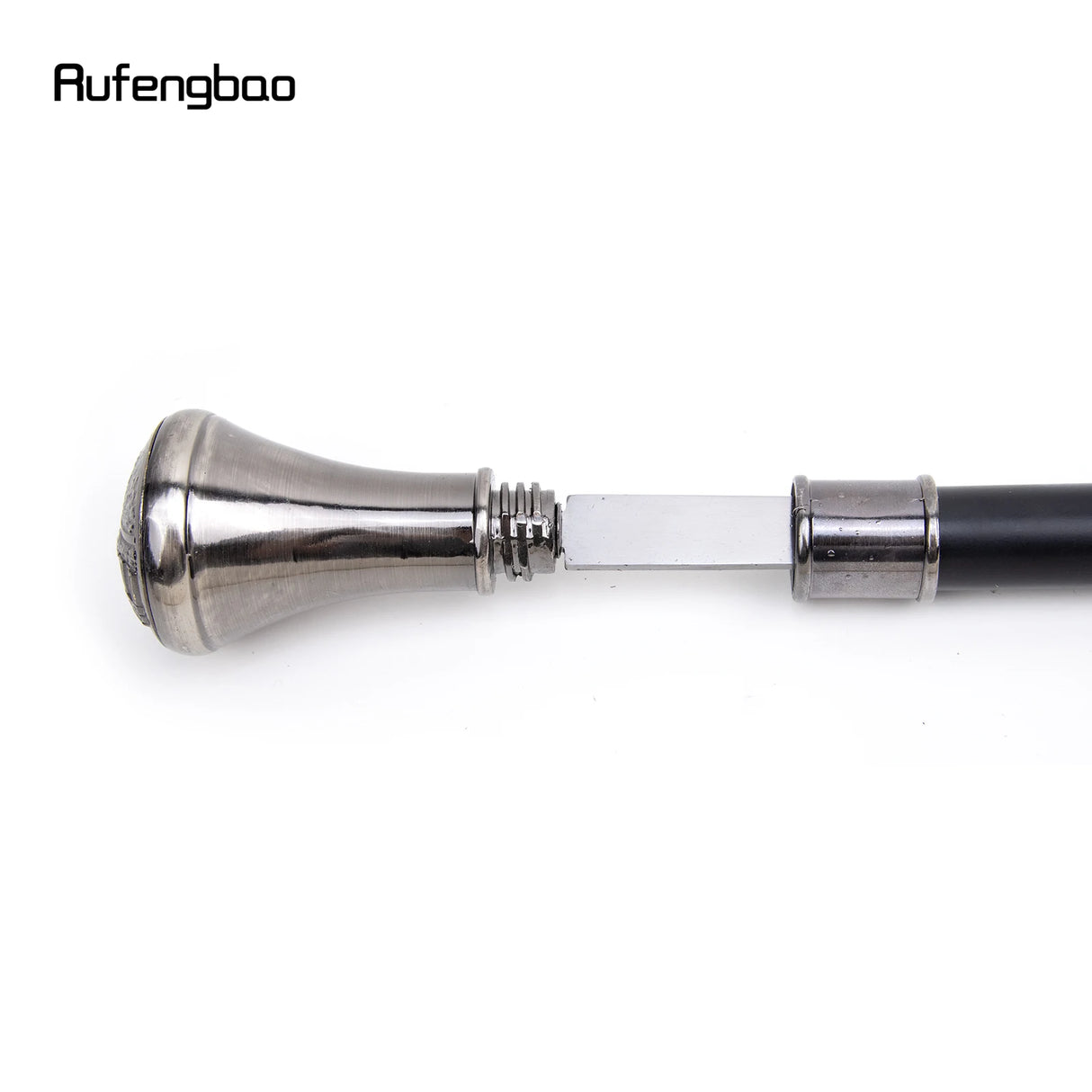 The Middle Ages Sword Cross Totem Relief Walking Stick with Hidden Plate Self Defense Fashion Cane Sword Cosplay Crosier 93cm