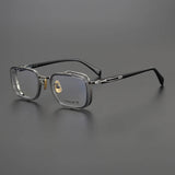 Exquisite Titanium Handmade Glasses Frame Mens Women Retro Square Spectacle Frames Eyeglasses Japanese Design Oval Round Eyewear