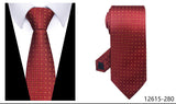 100% Silk Brand Purple Tie Men Necktie High Quality Mix Colors Silk 7.5 cm Gravatas Accessories Wedding April Fool's Day