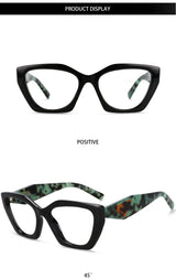 55405 New Brand Blue Light Blocking Computer Glasses Women Fashion TR90 Frame Vintage Square Eyewear Anti Eyestrain Eyeglasses