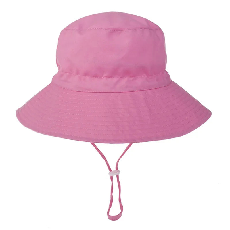Summer Baby Sun Hat Baby Sun Hat for Girls and Boys Outdoor Anti UV Kids Beach Caps Bucket Cap