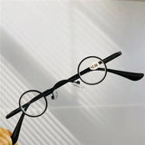 cubojue small round reading glasses +100 +150 +200 +250 +300 glass lens narrow nerd spectacles eyeglasses frames