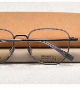 High Quality Ultralight Pure Titanium Glasses Frame for Men and Women Fashionable Retro Eyeglasses Optical Prescription Eyewear