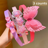 3 Pieces of Sweet Headbands for Kidsren, Suitable for Little Girls