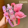 3 Pieces of Sweet Headbands for Kidsren, Suitable for Little Girls