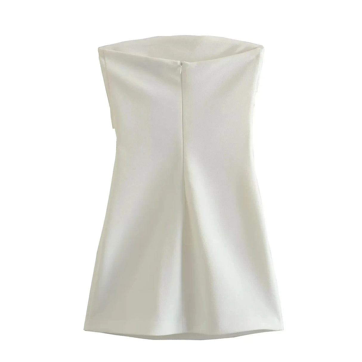 Robe TRAF pour femme, épaules dénudées, corset, courte, froncée, dos nu, bleu, noir, blanc, robe moulante sexy pour femme, robes de soirée