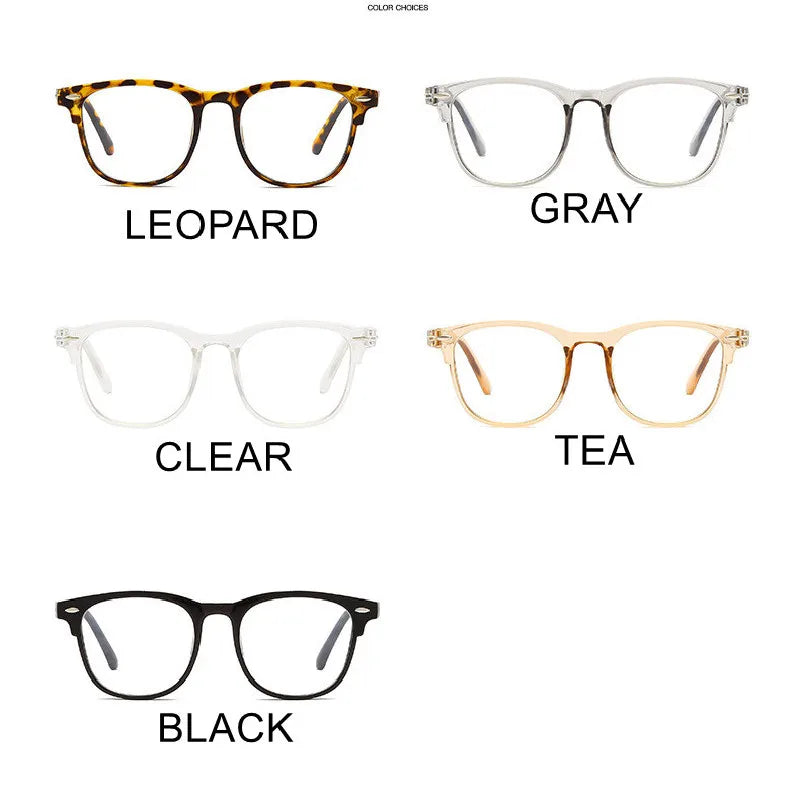 Anti-Blue Light Blocking Near Sight Glasses Trend Women Men Myopia Eyeglasses Optical Spectacle Minus Eyewear Diopter 0 To -6.0