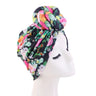 African Print Turban for Women New Fashion Pre-Made Top Knot Head Wraps Flower Stretch Hijab Ladies Party Wedding Headdress