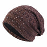 Women Men Sleeping Hat Baggy Beanie Satin Lined Night Unisex Sleep Cap Hair Care Bonnet Hair Loss Nightcap Pullover Hat Headwear