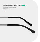 Pure Titanium Eyeglass frames Men Ultralight Square Men's Glasses Frames Business Decorative Eyewear Titanium Fake Eyepieces Men
