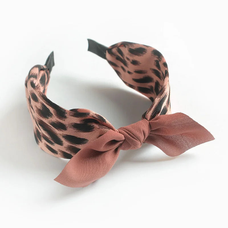 Women Hairbands Wide Female boho ties headband accessories Bow Hair Hoops Headwear Floral Hair Accessories Girl Head Band Lady