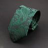 New Design Wedding Men Tie Grey Brown Green Paisley Flower Neckties Men Business Dropshipping Groom Collar Accessories Gift