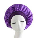 Satin Hat Sleep Silk Round Fabric Protect Hair Comfort Hair Night Anti-frizz Sleeping Hat Four Seasons Breathability Sleep Cap