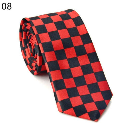 5cm Musical Note Printed Tie College Students Narrow Neckties Leopard Check Performance Ties For Men Daily Neckwear Gravata Gift