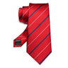 EASTEPIC Men's Gifts of Striped Ties Red Neckties for Gentlemen in Fine Apparel Fashionable Accessories for Social Occasions