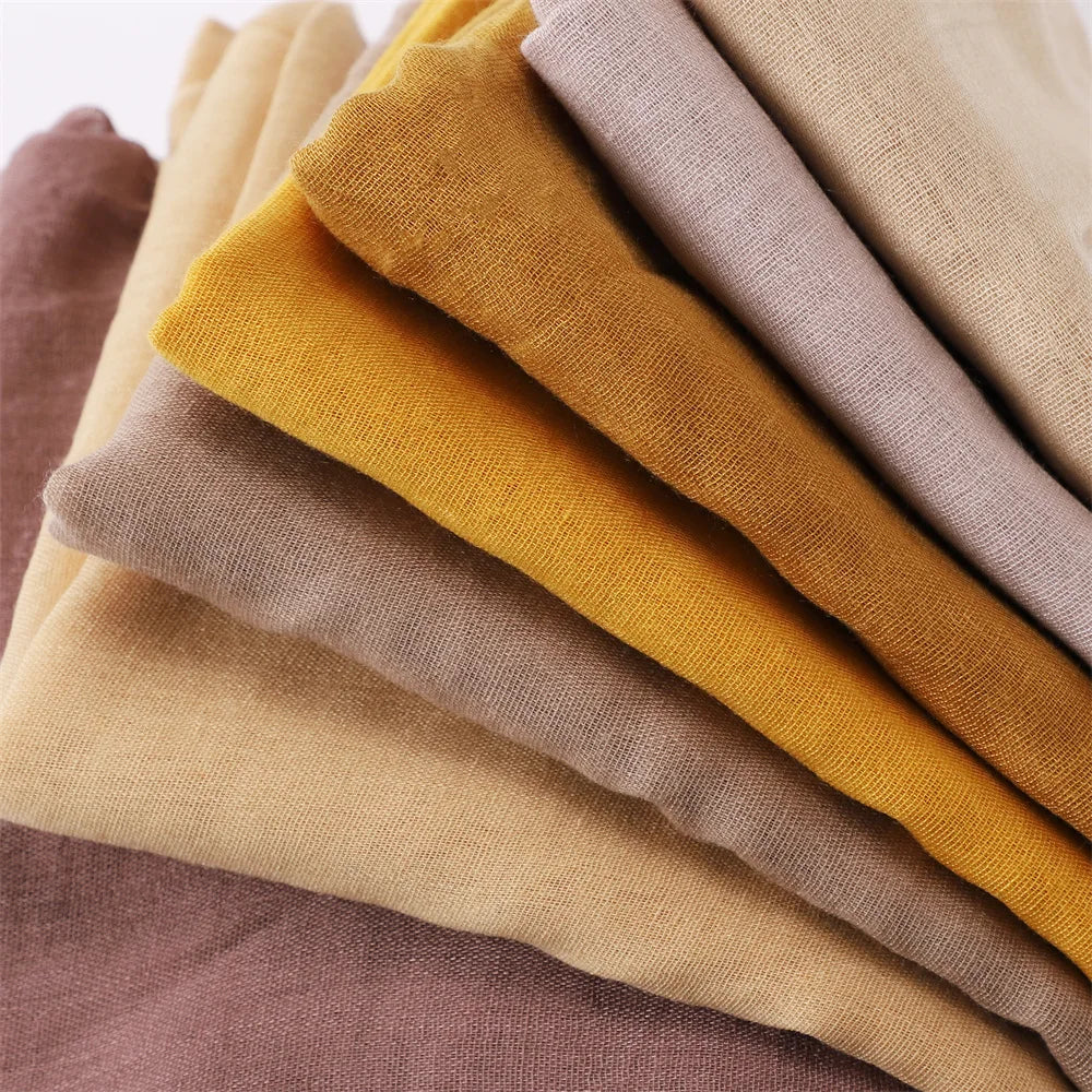 New Cotton Linen Scarf For Women Girls Students Autumn Classic Solid Color Scarves Retro Soft Foulard Viscose Female Wrap Shawls