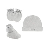 Newborn Hat+Gloves+Socks Set for Baby Boy&Girl Cotton Fall Casual Photography Props Soft Headwear Infant Nightcap Fashion