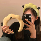 Cartoon Funny Headband for Girls Soft Fabric Adjustable Size Headpieces Party Headwear for Parties and Cosplay