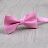 RBOCOTT Solid Bow Ties for Men Plain Party Wedding Bowtie Candy Color Bowknot Red Green Black Blue Bow TieWholesale Accessory