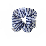 Woman Large Fresh Stripes Elastics Hair Band Versatile Scrunchies Hair Ties Ladies Ponytail Holder Girl Fashion Hair Accessories