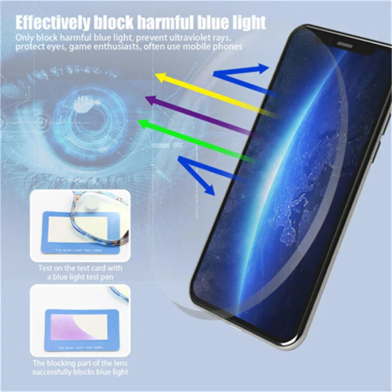 Transparent Anti-blue Light Glasses Oval Frame Computer Glasses Women Men Eyewear Blocking Glasses Optical Spectacle Eyeglases