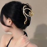 Fashion Geometric Metal Hair Claw Clips for Women Vintage Hair Clamps Crab Headband Hairpin Girls Hair Accessories Headwear