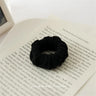 Classic Large Stretch Thick Hair Ties Women Girls Seamless Cloth Elastics Ponytail Holders Knit Hair Scrunchies For Thick Hair