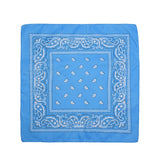 Fashion Hip Hop Bandana Kerchief Unisex Black Hair Band Neck Scarf Headwear Wrist Wraps Head Square Scarves Print Handkerchief