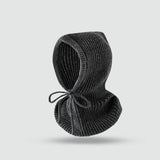Winter Balaclava Hat for Men&Women Knitted Hooded Cap Outdoor Windproof Drawstring Hat One-Piece Neck Beanie Capofficial website
