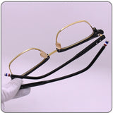 Men Square Business Titanium Acetate Glasses Frame Fashion Brand Designer Ultra-light Eyeglasses TB711 Sun Sunglasses Glasses