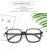 Blue Light Blocking Men Women Glasses Fashion Square Shape Big Size Glass in Trend Trendy Glasses Frame Women