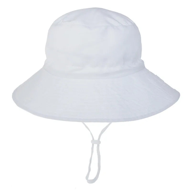 Summer Baby Sun Hat Baby Sun Hat for Girls and Boys Outdoor Anti UV Kids Beach Caps Bucket Cap
