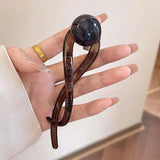 Retro S Shape Ponytail Twist Hair Clips New Fashion Multi-colour Twisted Hollow Out Shark Clips Headdress Hair Accessories Gift