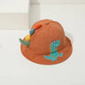 Cartoon Dinosaur Baby Fisherman Caps Korean Spring Summer Kids Outdoor Sun Hats For Boy Girl Casual Cute Kids Bucket Hats