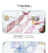 Ladies JK Ties Women Striped Neck Tie Girls Japanese Style for Jk Uniform Ties Cute Necktie Plaid Uniform School Accessories