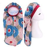 Unisex Elastic Bonnet Long Hair Sock Dreadlock Braids Cap Sleep Hats Head Wrap Turban Night Cap Hair Care Nightcap for Women Men