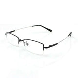 Titanium Metal Alloy flexible Half-rim optical eye glasses frames spectacle frame points prescription eyeglasses oculos de grau